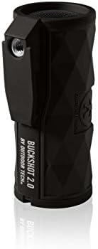 טק חיצוני Buckshot 2.0 רמקולי Bluetooth ניידים ניידים עם הר הכידון | אטום מים - IPX6 מדורג,